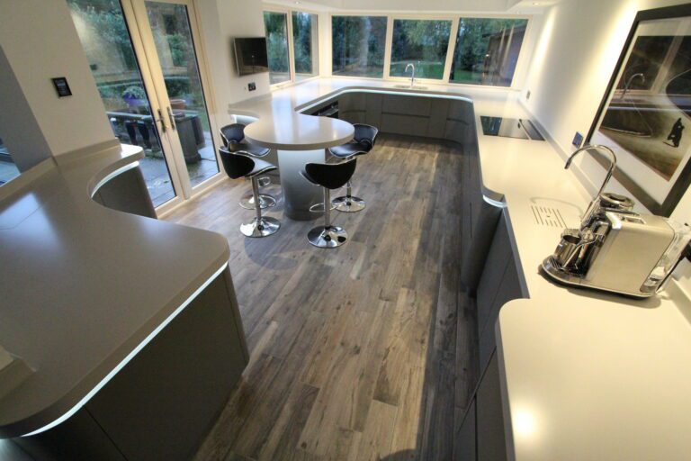 Clean Contemporary Grey Ash Kitchen